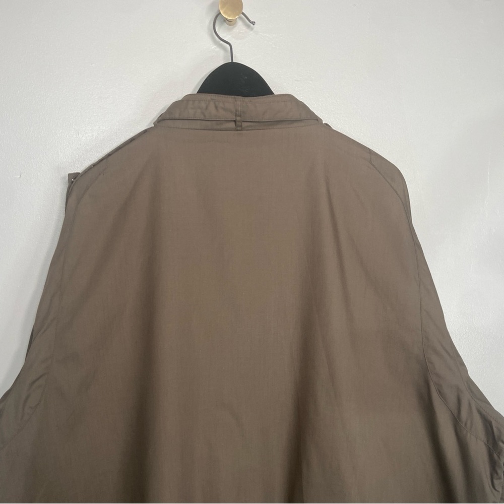 Vintage Members Only Racer Jacket Mens XXL Khaki Lightweight Zip Up Bomber Coat - Picture 12 of 16